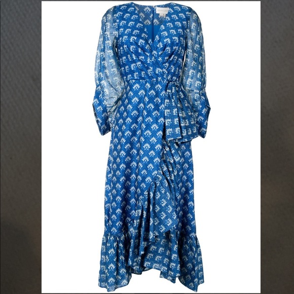 NWT Sachin + Babi Rae Print Midi Dress - Picture 2 of 15